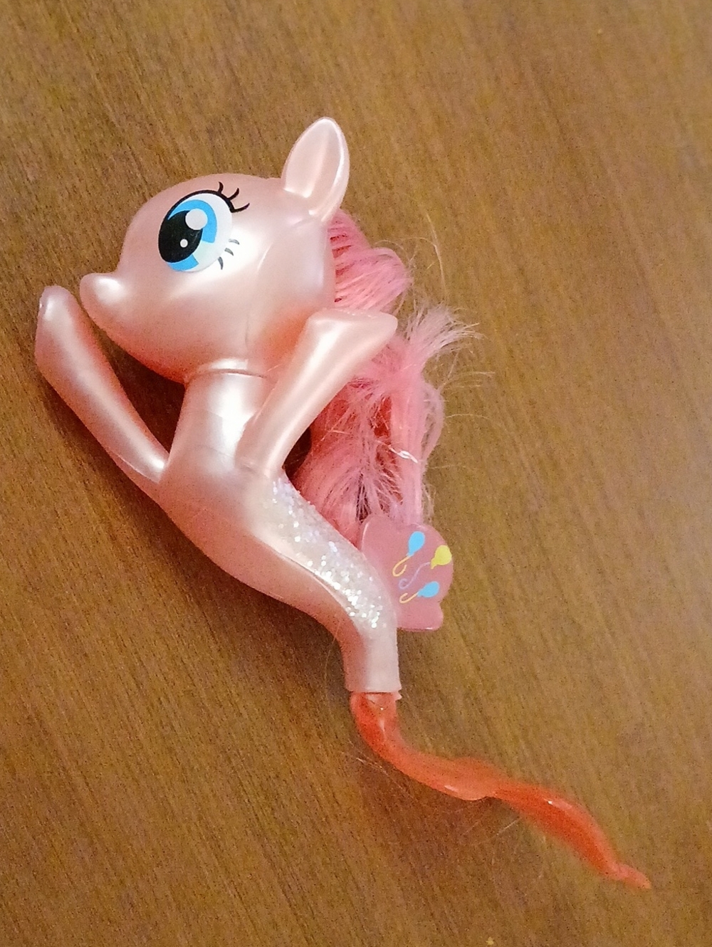 My Little Pony Pinkie Pie Glitter Sea Pony Mermaid Figure Toy Collectible